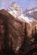 Albert Bierstadt Canadian_Rockies_Asulkan_Glacier oil painting artist